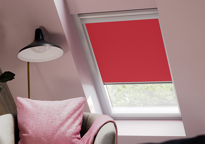 Blackout Roller, Flame (Blackout) - Loft Blind - Image 5